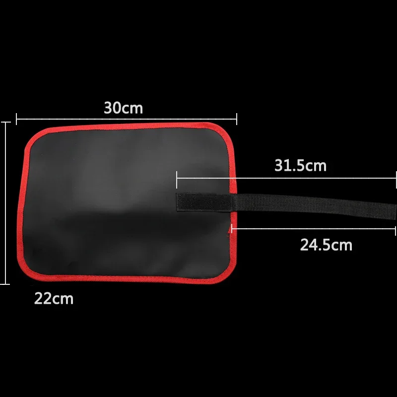 12 Slots Fishing Lure Bag Organizer Bait Storage Bag Waterproof Wear-Resistant Adjustable Jig Pocket Fishing Gear Accessories