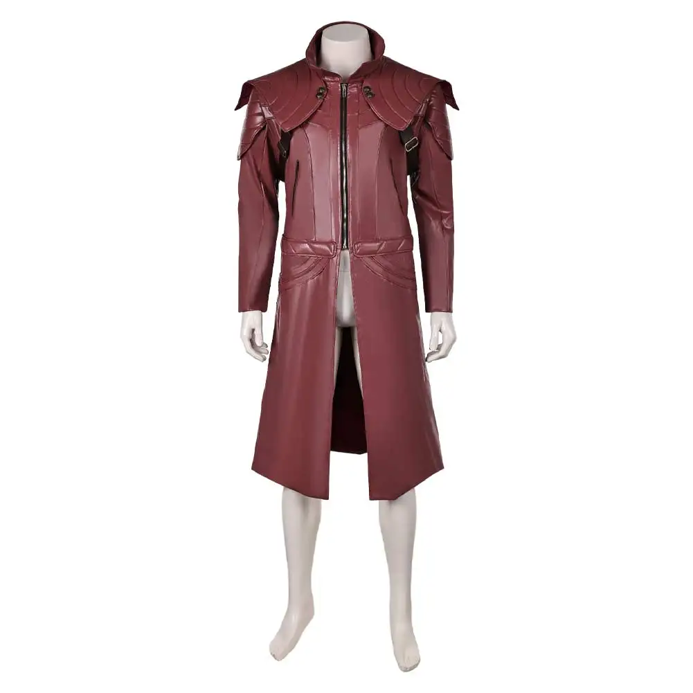 Dante Game Cosplay fantasia para homens adultos, roupas de Halloween, festa de carnaval, roupa de RPG, casaco longo, casaco, cinta traseira, jogo, DMC