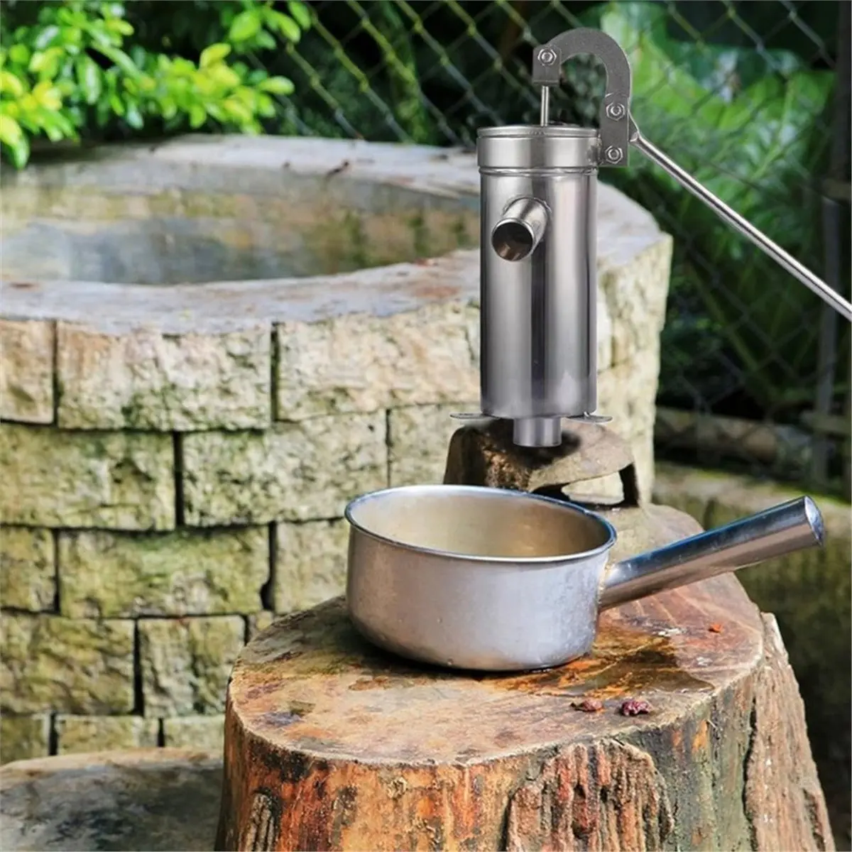 PROMOTION~ Deep Well Hand Pump, Courtyard Well Manual Pump, Sturdy Deep Well Pump Manual Groundwater Pumps for Home Garden