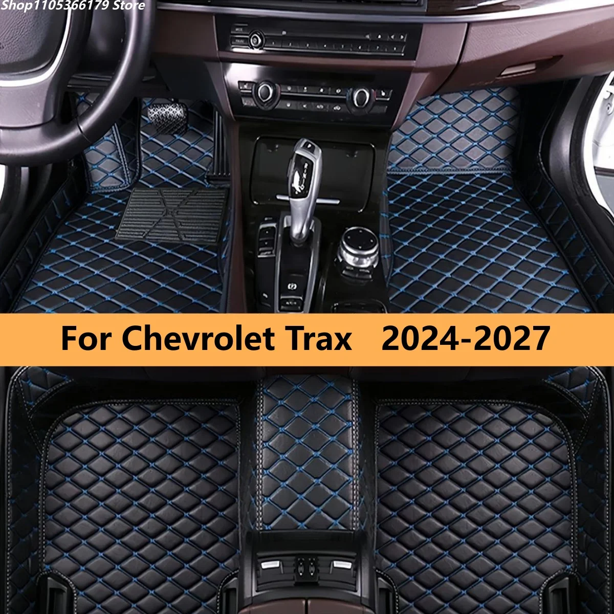 

Автомобильные коврики на заказ для Chevrolet Trax Seeker 2024 2025 2026 2027, полный комплект, из кожи, с полным покрытием пола