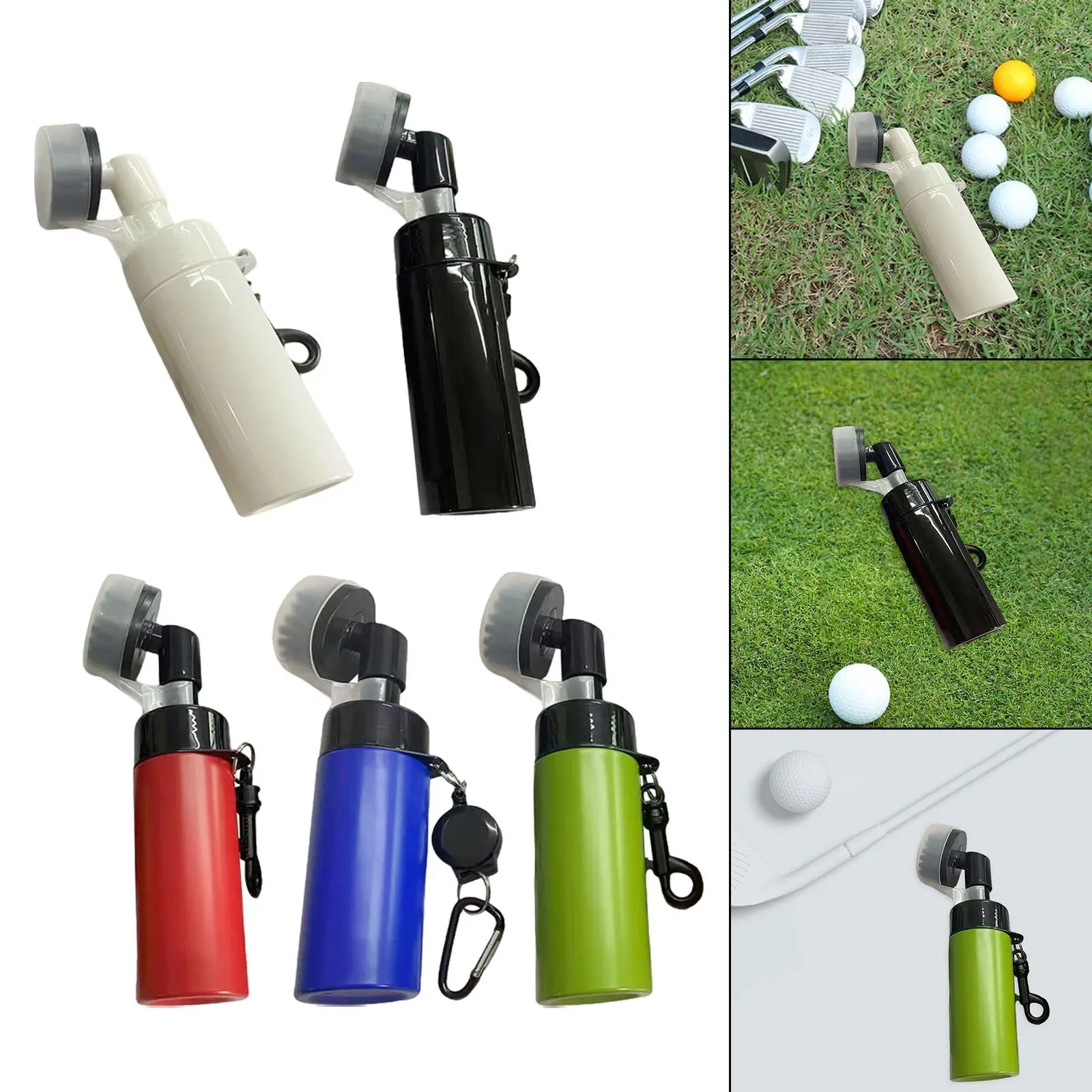 فرشاة نادي الجولف مع زجاجة رذاذ للتدريب على ممارسة الرياضة في الهواء الطلق