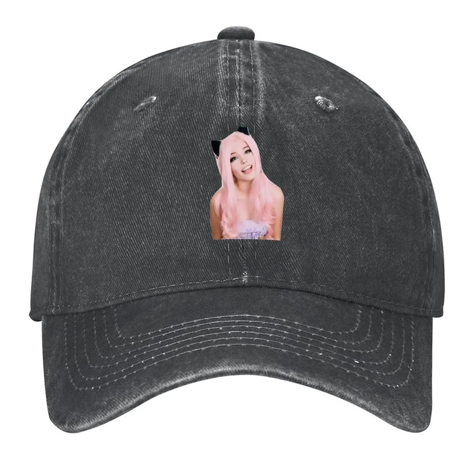 

Belle Delphine Baseball Cap men's big size hat Hat Beach hats on offer luxury caps Women's Beach Men's
