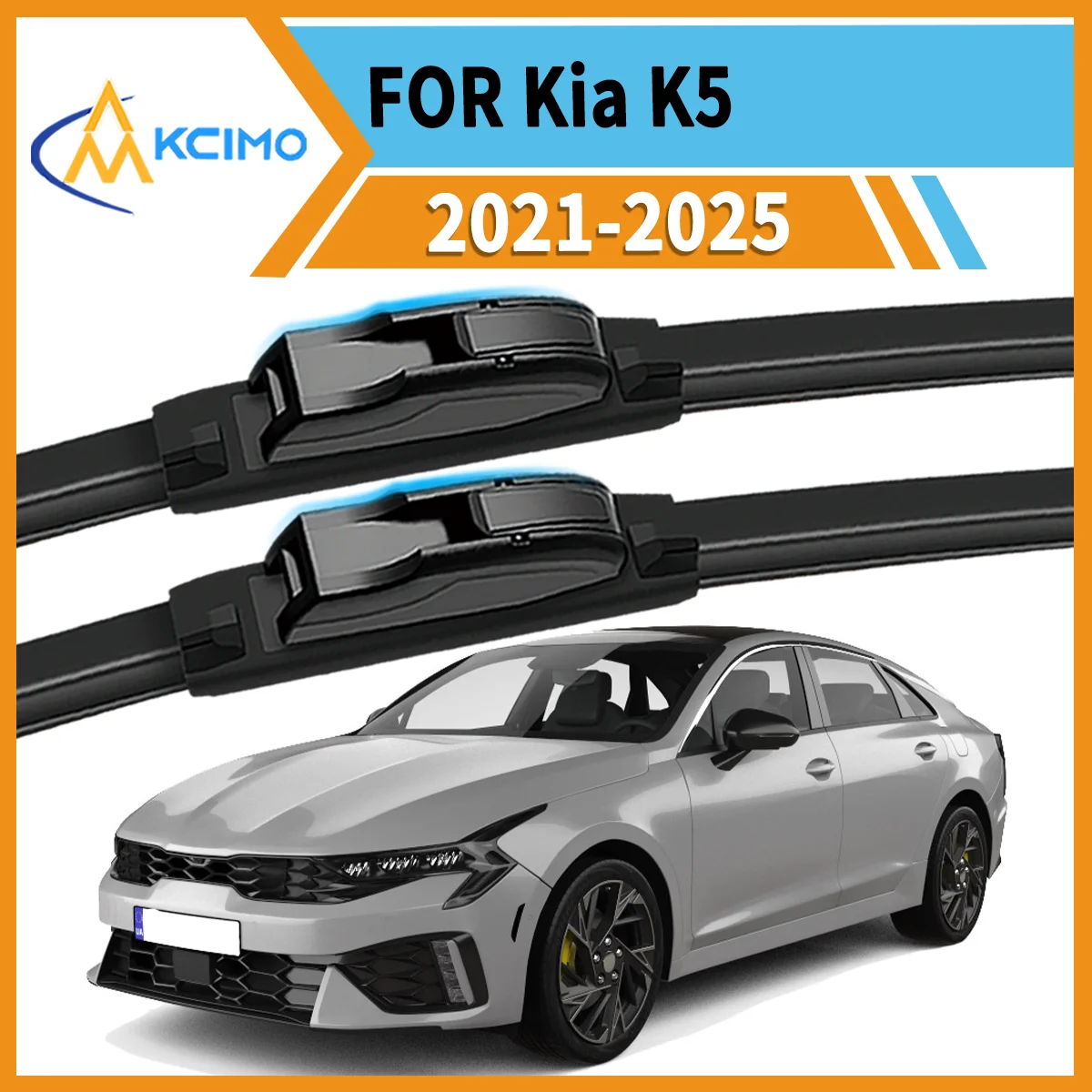 

Upgrade Your Drive 2PCS All-Season Wiper Blades For Kia K5 DL3 2021-2025 Superior Clarity & Long-Lasting Performance Guaranteed
