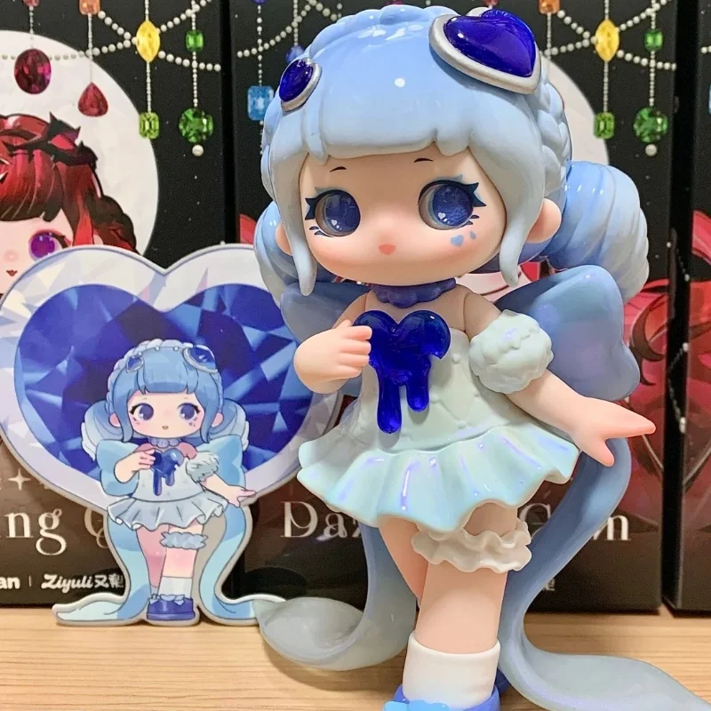 Nova ziyuli v5 deslumbrante gem série caixa cega requintado desktop coleção ornamentos caixa mistério brinquedos na moda bonito presente de aniversário