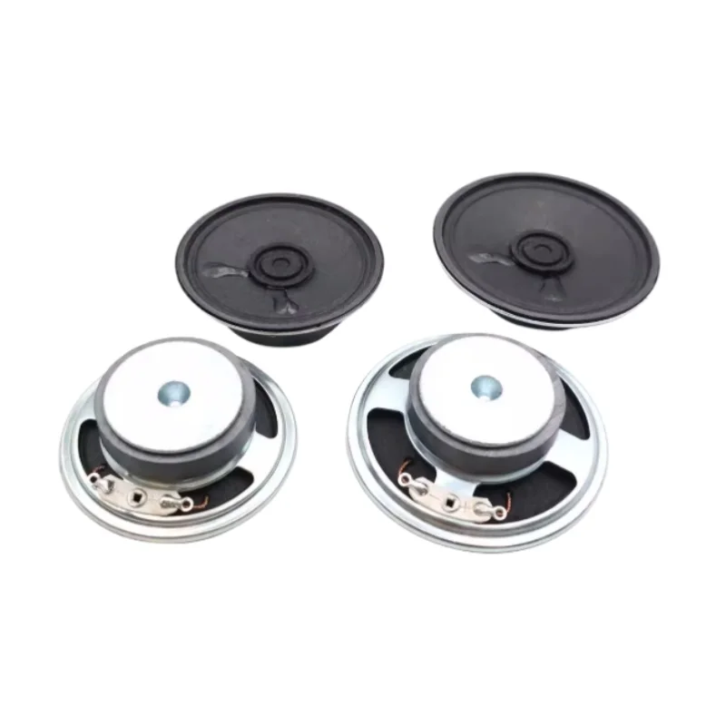 2pcs/Lot Diameter 50/57mm 4R 4Ω 3W Iron-Cased External Magnet Paper Cone Speaker For Telephones And Intercoms