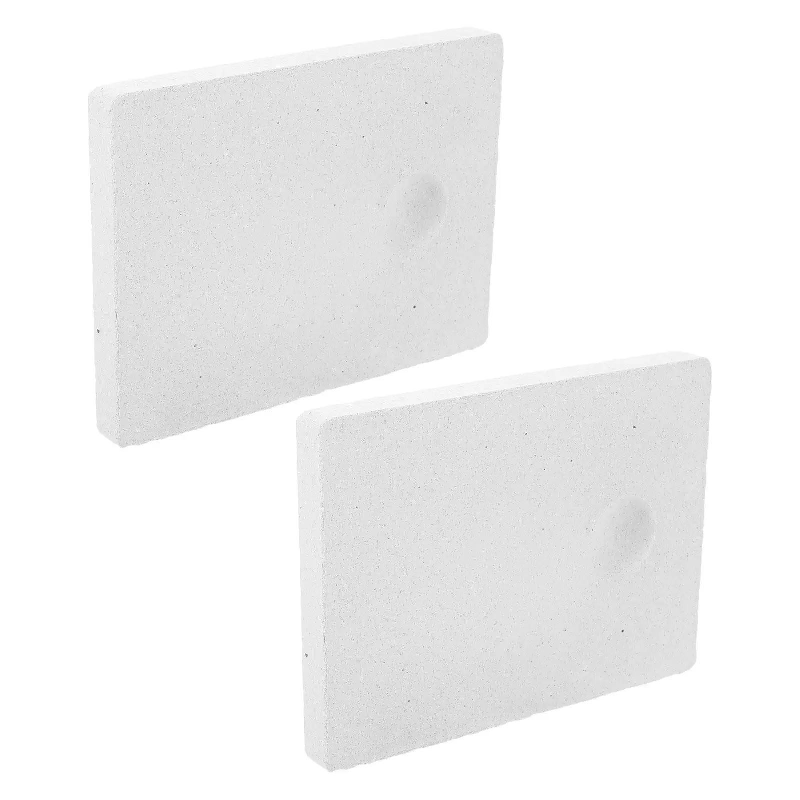 2Pcs Fire Bricks Jewelry Soldering Blocks Heat Resistant Refractory Bricks for Metal Melting Gold Silver Welding Tools