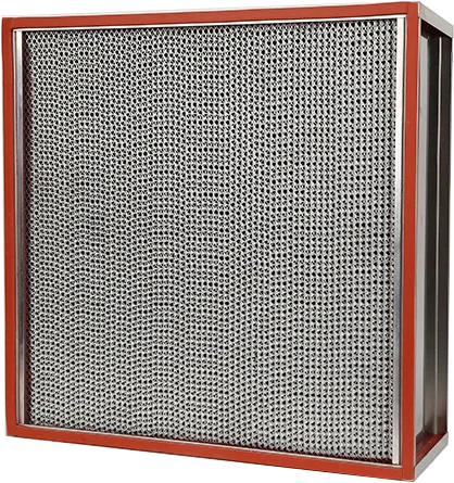 H13 h14 high temperature deep pleated hepa air filter