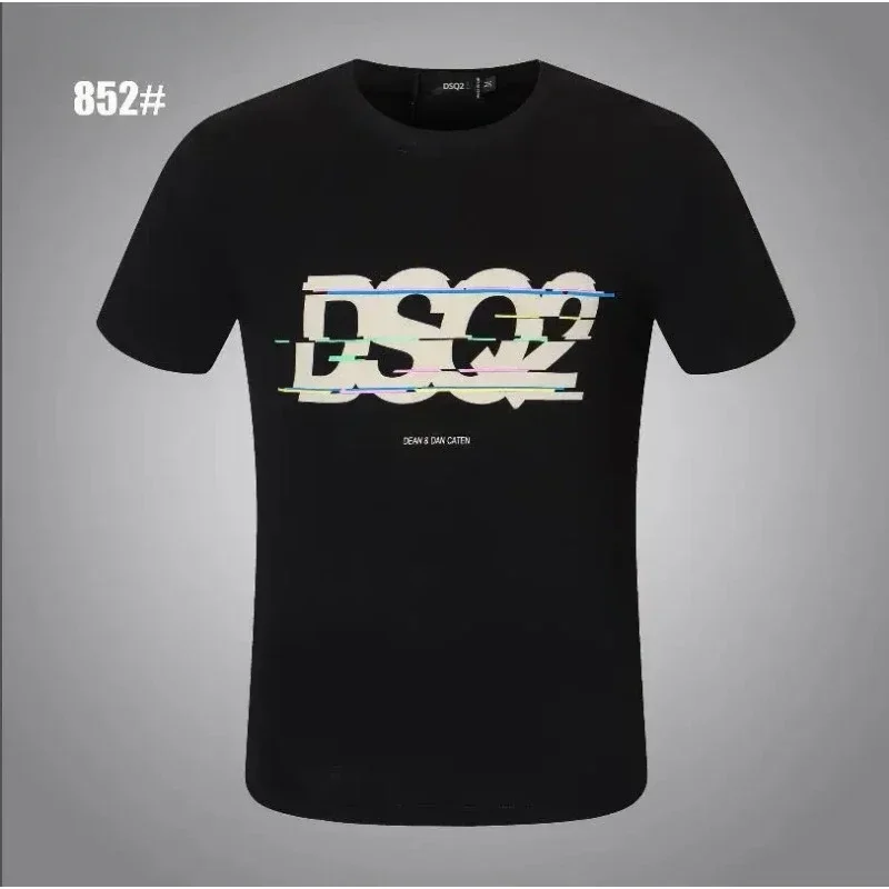 Special Clothing 2024 Short-sleeved ICON T-shirt M-XXXL Men's Printing Fashion Trend DSQ2 Summer Boyfriend Shirt