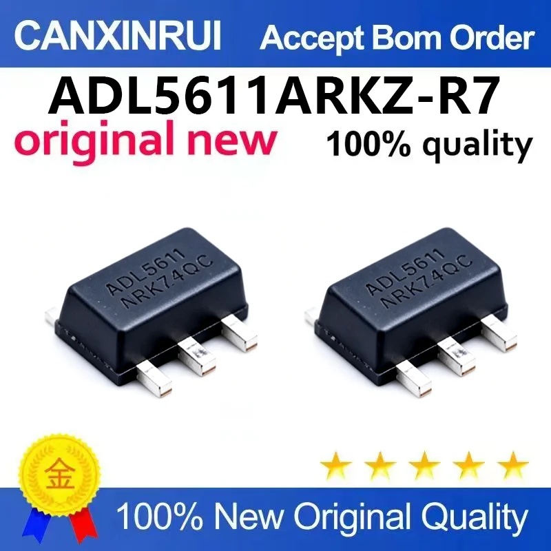 (5pcs-100pcs)Original genuine ADL5611ARKZ SOT89-3 patch R7 ARK RF amplifier IC chip