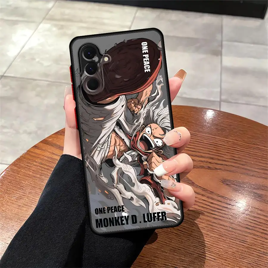 عودة غطاء الهاتف حقيبة لهاتف سامسونج غالاكسي A54 A52 A56 A53 A25 A26 A35 A36 A73 A21s A24 A34 A22 أنيمي قطعة واحدة