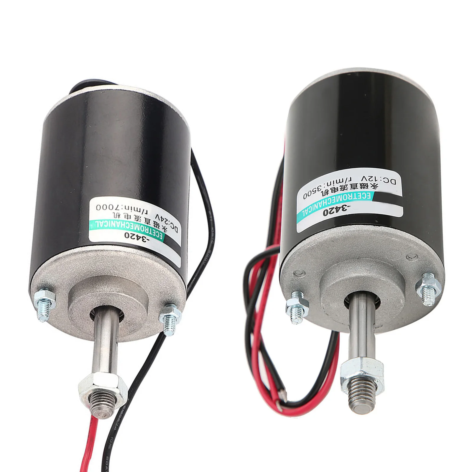 Motore a corrente continua a magnete permanente ad alta velocità a basso rumore CW CCW Mini motori elettrici spazzolati motore 30W DC per tavolo da