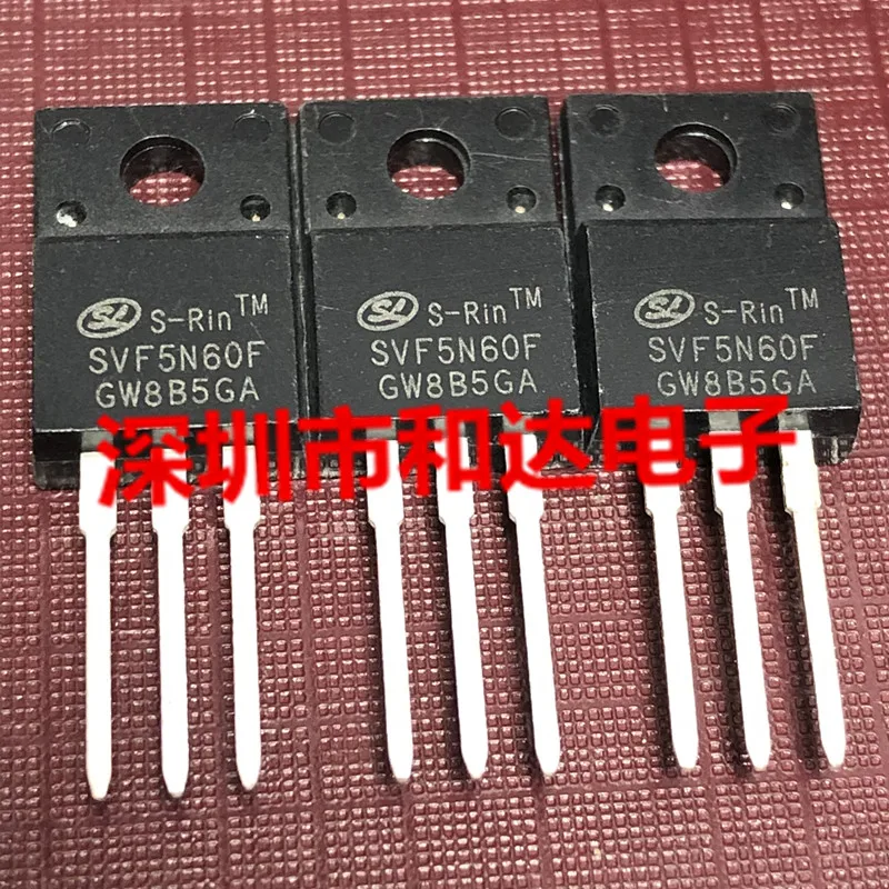 10pcs SVF5N60F TO-220F 600V 5A transistor