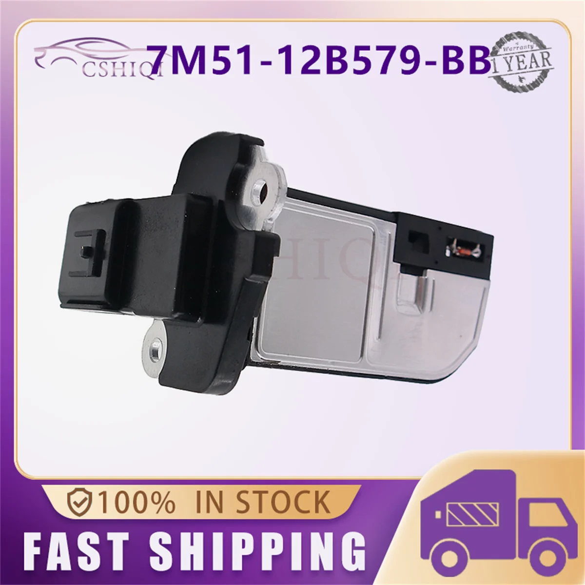 7M51-12B579-BB Mass Air Flow Meter Sensor MAF For Ford C-Max Focus Fusion Transit Kuga Mondeo VOLVO C30 7M5112B579BB