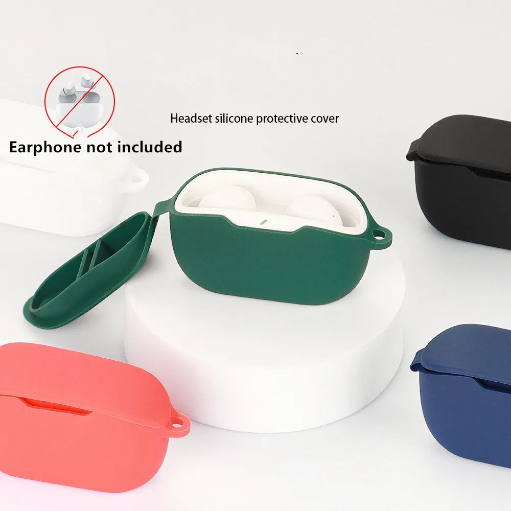 Für JBL Wave Buds/Buds 2 Fall Einfarbig Kopfhörer Abdeckung Fundas Shell Weiche Stoßfest Silikon Hearphone Zubehör – Detail 9