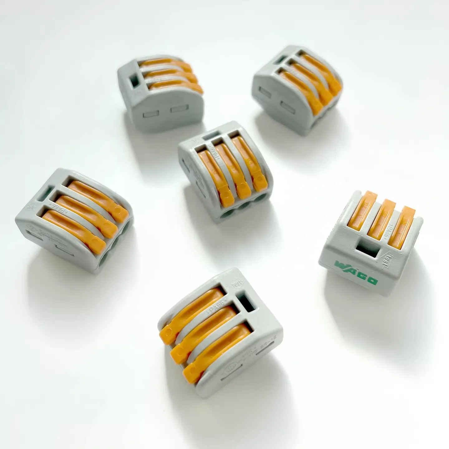 の 100PCS of new WAGO 222-412 222-413 222-415 wire connectors with