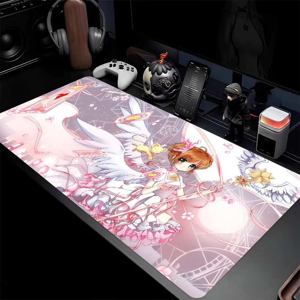 Anime Cardcaptor Sakura Mousepad Large Gaming Mouse Pad LockEdge Thickened Computer Keyboard Table Desk Mat