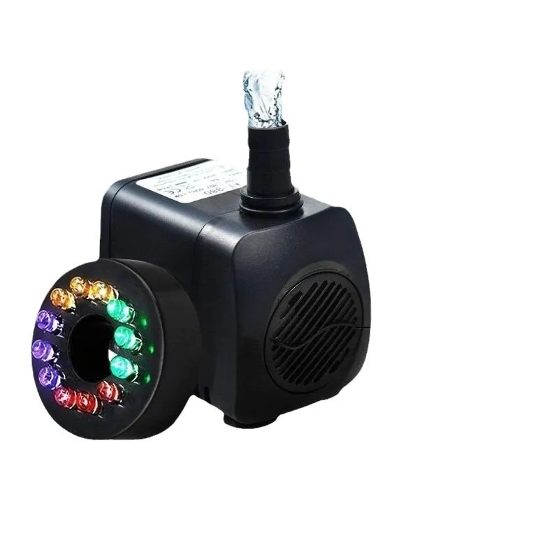 

AT-380 Garden Water Landscaping Water Pump 15W Handicraft Pool Fountain Led Submersible Pump