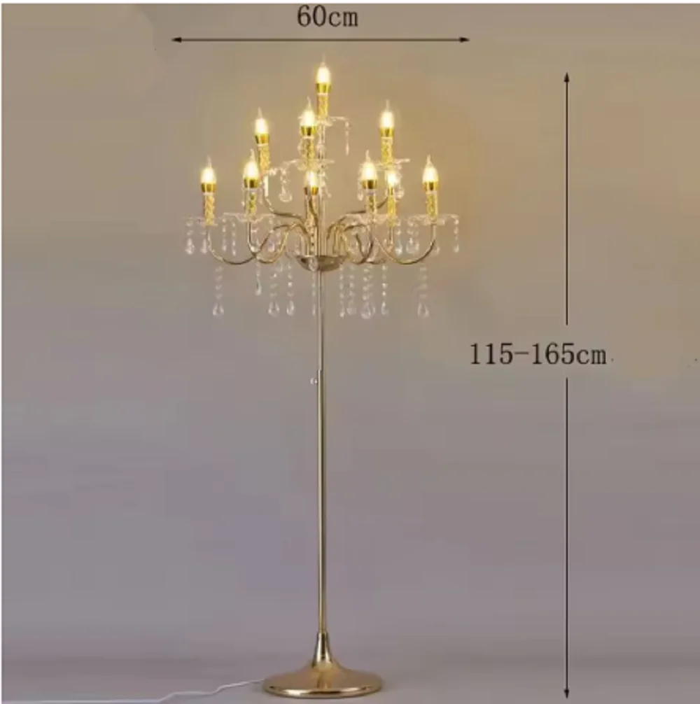 4 Set Wedding Party Supply Store Store13 Arms Crystal Candlestick Table Lamps For Modern T Roadlight Stage Props Birthday Party