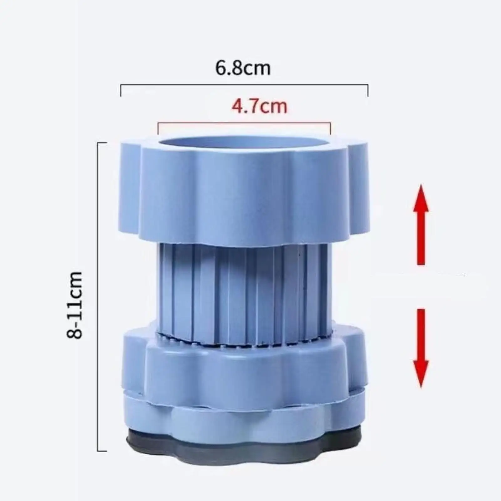 4x almofadas antivibração para máquina de lavar, peças de eletrodomésticos, proteção de piso, pedestais para estrutura de cama, sofá, cadeira, mesas