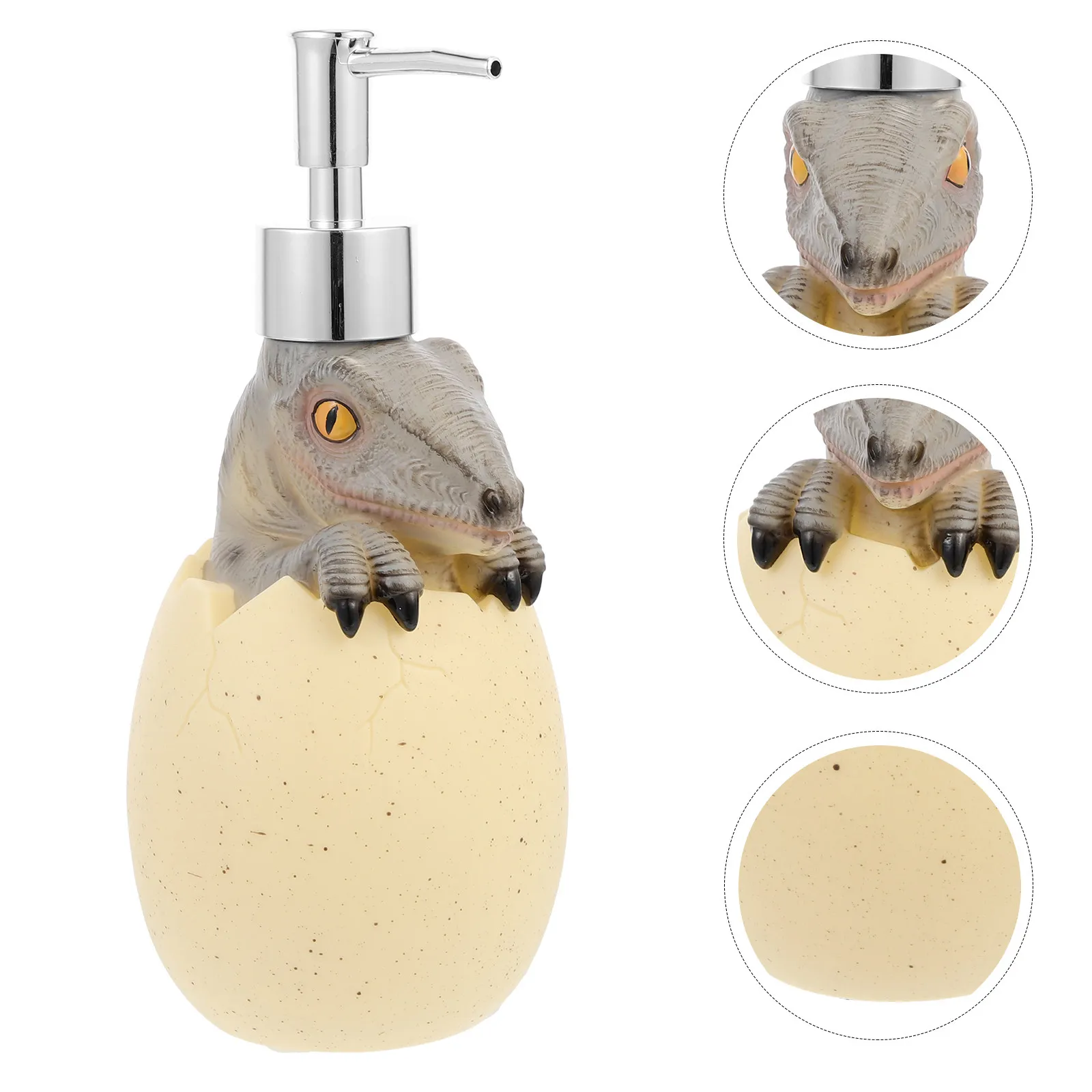 

Dinosaur Design Empty Pump Lotion Bottle Refillable Soap Dispenser for Shampoo Conditioner Lotion Massage Oil Home Supplies