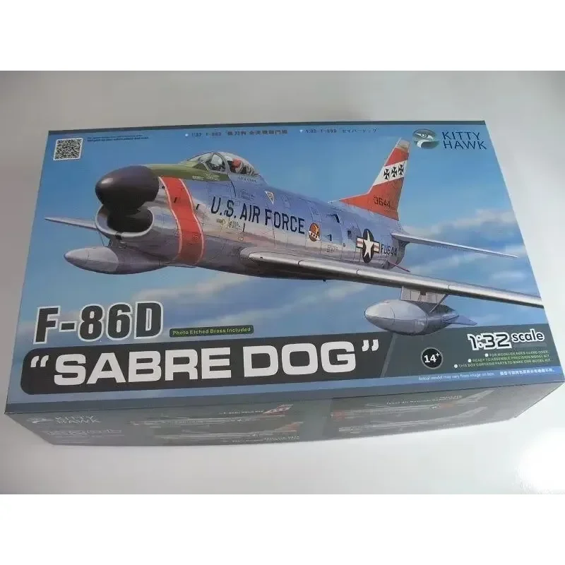 

Kitty Hawk 32007 1/32 Scale F-86D "Sabre Dog" Assembly plastics model kit