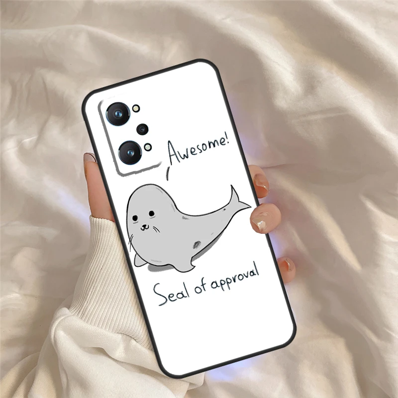 مضحك ختم الموافقة ل Realme GT7 برو GT6 C67 C65 C63 C61 C55 C53 C51 C35 C71 C75 10 11 12 13 14 برو زائد