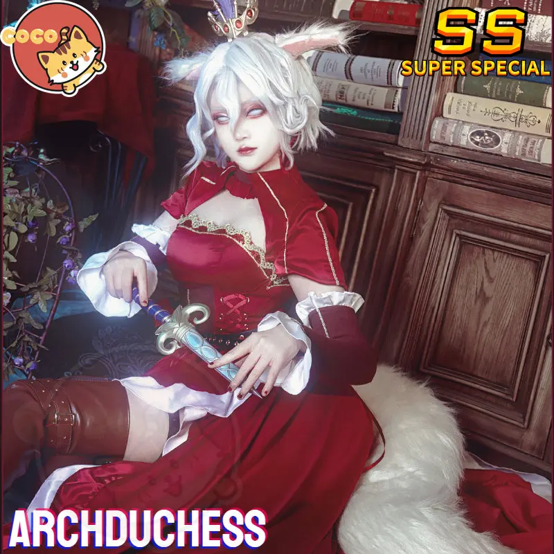 CoCos-SS Game Identity V Archduchess Bloody Queen Cosplay Costume Identity V Mary New Skin Archduchess Cosplay Costume and Wig