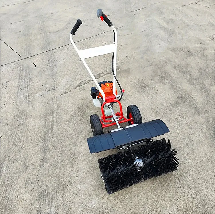 

Foldable Small Power Broom Sand and Rubber Brushing Filling Brush for Artificial Grass(52CC)