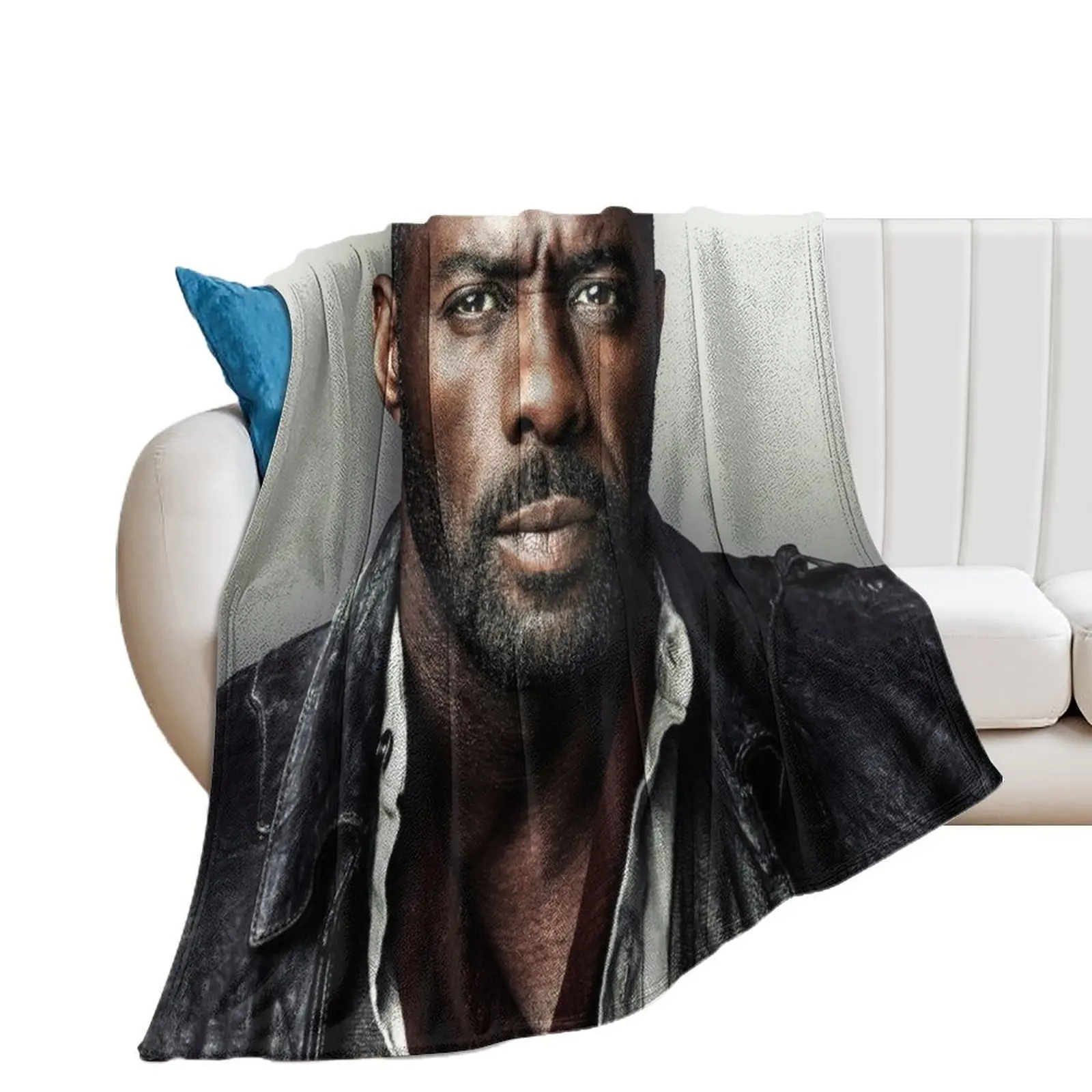 idris elba Throw Blanket Decoratives blankets ands Camping Winter beds Blankets