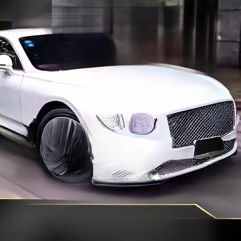 

For Bentley Continental GT Carbon Fiber Body Kit Front Rear Lip Side Skirts Tail Spoiler