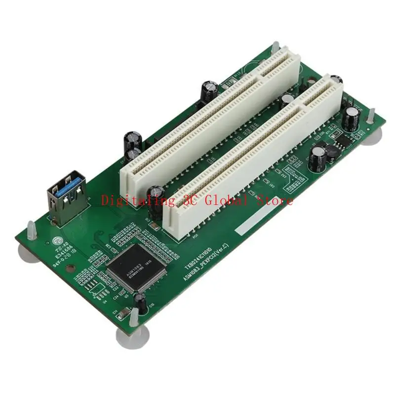 PCIE do podwójnej karty konwertera PCI Rozszerzenie karty USB Dodaj karty do ekspansji