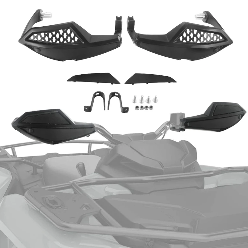 ATV Bảo Vệ Tay Tay Cầm Bảo Vệ Bảo Vệ Bộ Có Thể 450 650 Gió Sâu Chống Ồn Handguards Tay Cầm Phụ Kiện