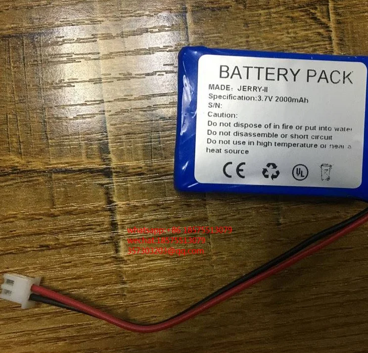 For JERRY-II Battery  3.7v  2000mAh  52*34*10mm 1 PIECE