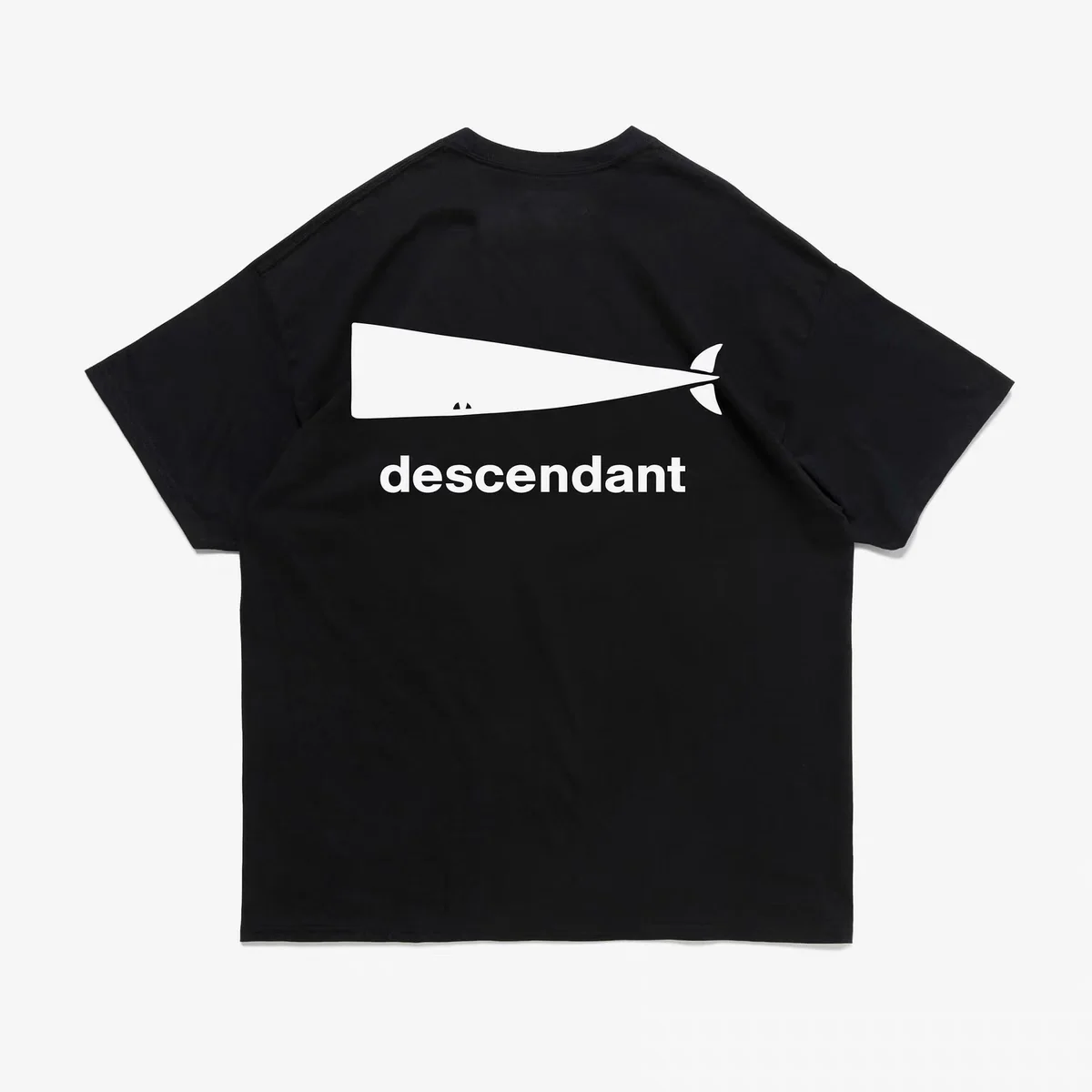 DESCENDANT DCDT LOGO Loose Whale Short Sleeved T-shirt 25SS for Men Summer Fashion Tees