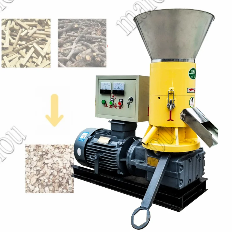 Pelletspresse Flat Die Type Press Pellet Mill Mini Wood Pellet Mill Uses Manual Biomass Pellet Press Machine For Sale