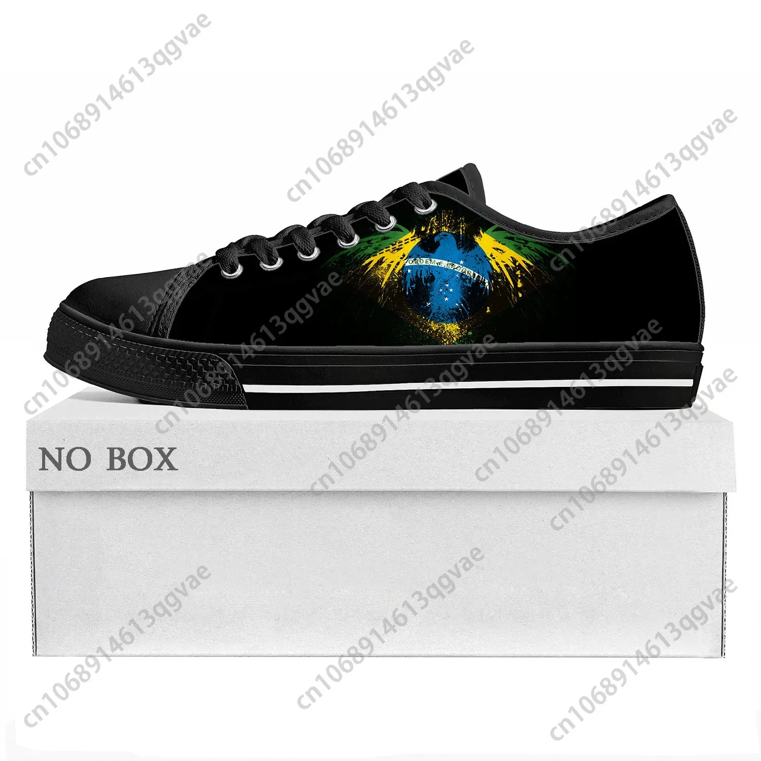 Brazilian Flag Low Top High Quality Sneakers Mens Womens Teenager Canvas Sneaker Brazil Prode Casual Couple Shoes Custom Shoe