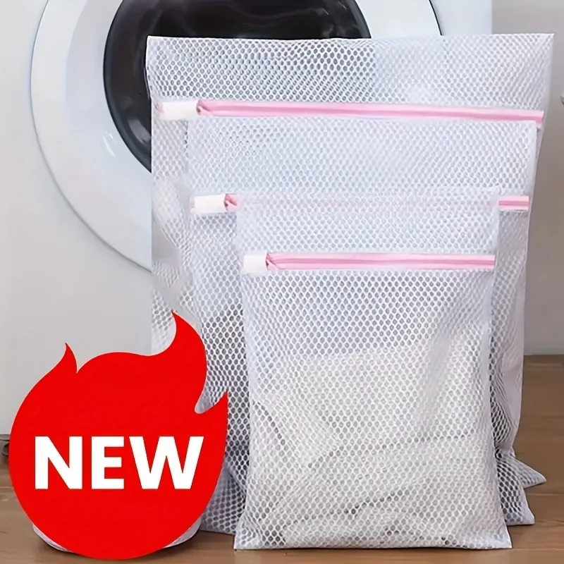 3-formaat waszakken met ritssluiting Herbruikbare wasmachine Kledingverzorging Waszak Mesh Net BH Sokken Lingerie Ondergoed Waszakken