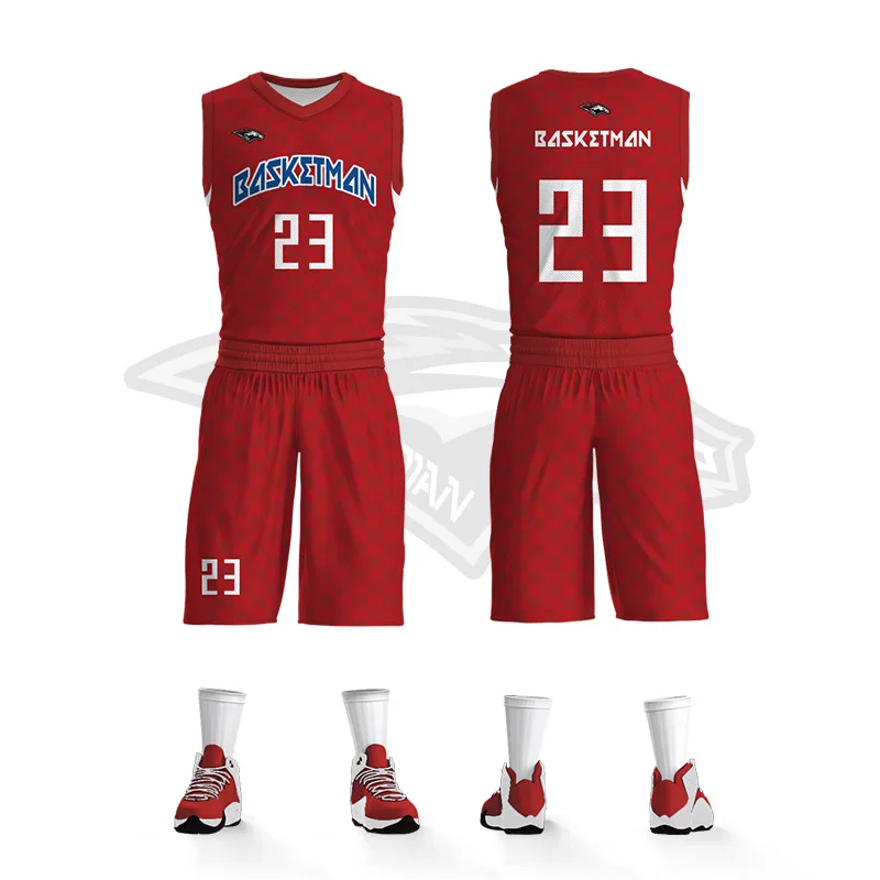 Basketball Sets For Men Full Sublimation Printed Name Number Logo Jerseys Shorts Uniforms Breathable Fitness Training Tracksuits