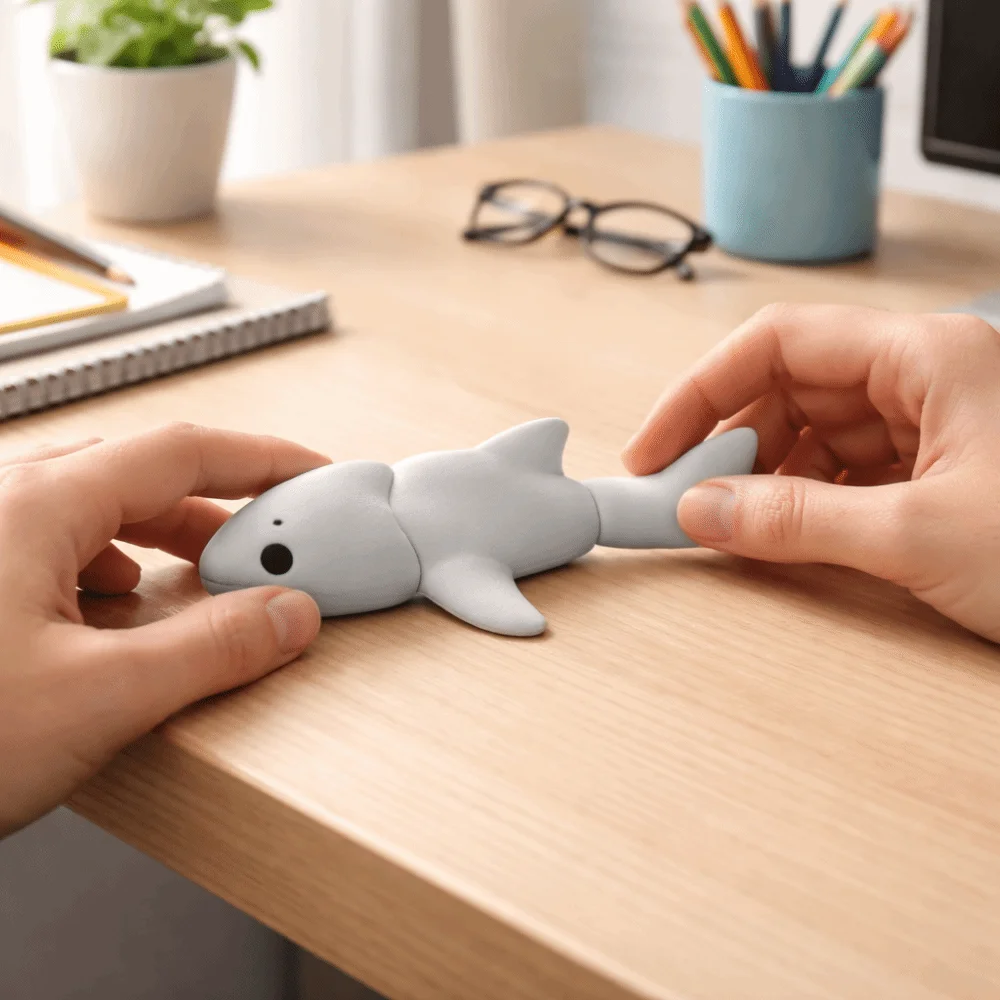 Creative Flexible 3D Printed Animal Joint Multi-Joint Movable Mini Marine Animal Model Unique Simulation Animal Home Decoration