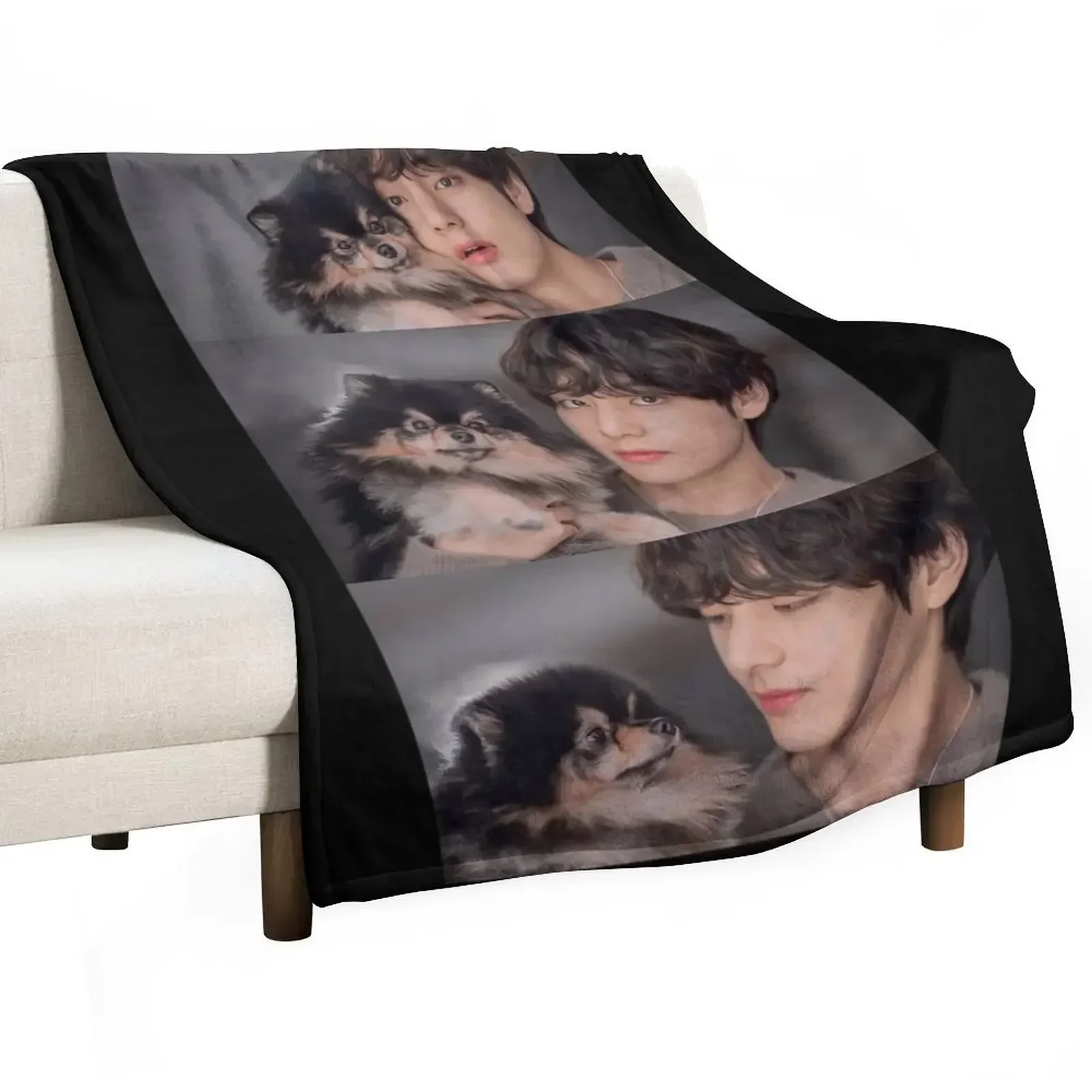 Yeontan Throw Blanket Vintage For Decorative Sofa For Baby Blankets