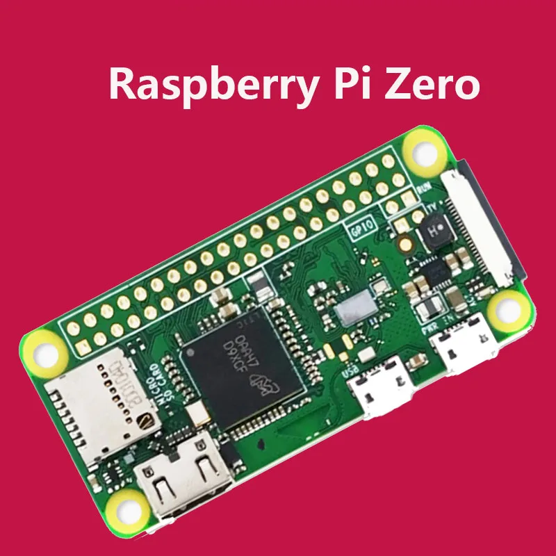

Мини-компьютерная плата Raspberry Pi Zero с процессором 1 ГГц, 512 МБ ОЗУ, гибкий цифровой интерфейс, беспроводной Wi-Fi, Bluetooth