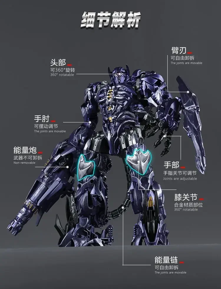 In Stock Baiwei Transforming Toy TW-1028 Shockwave Movie Version SS Series Movable Robot Fine Picture Action Figures