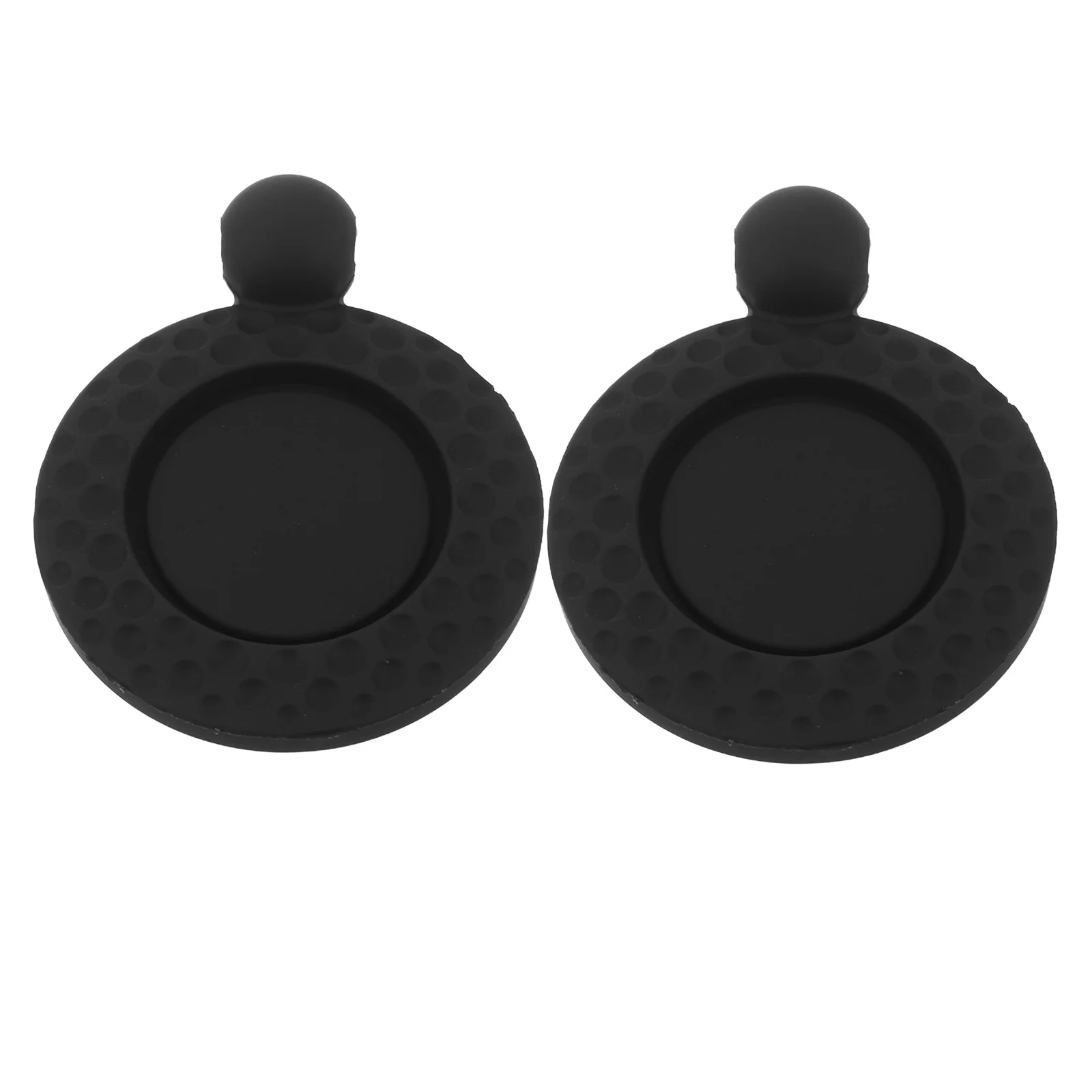 2pcs Golf Ball Marker Hat Clip Silicone Lightweight Red Ball Position Marking Disc Golf Cap Clip Holder Tool For Quick