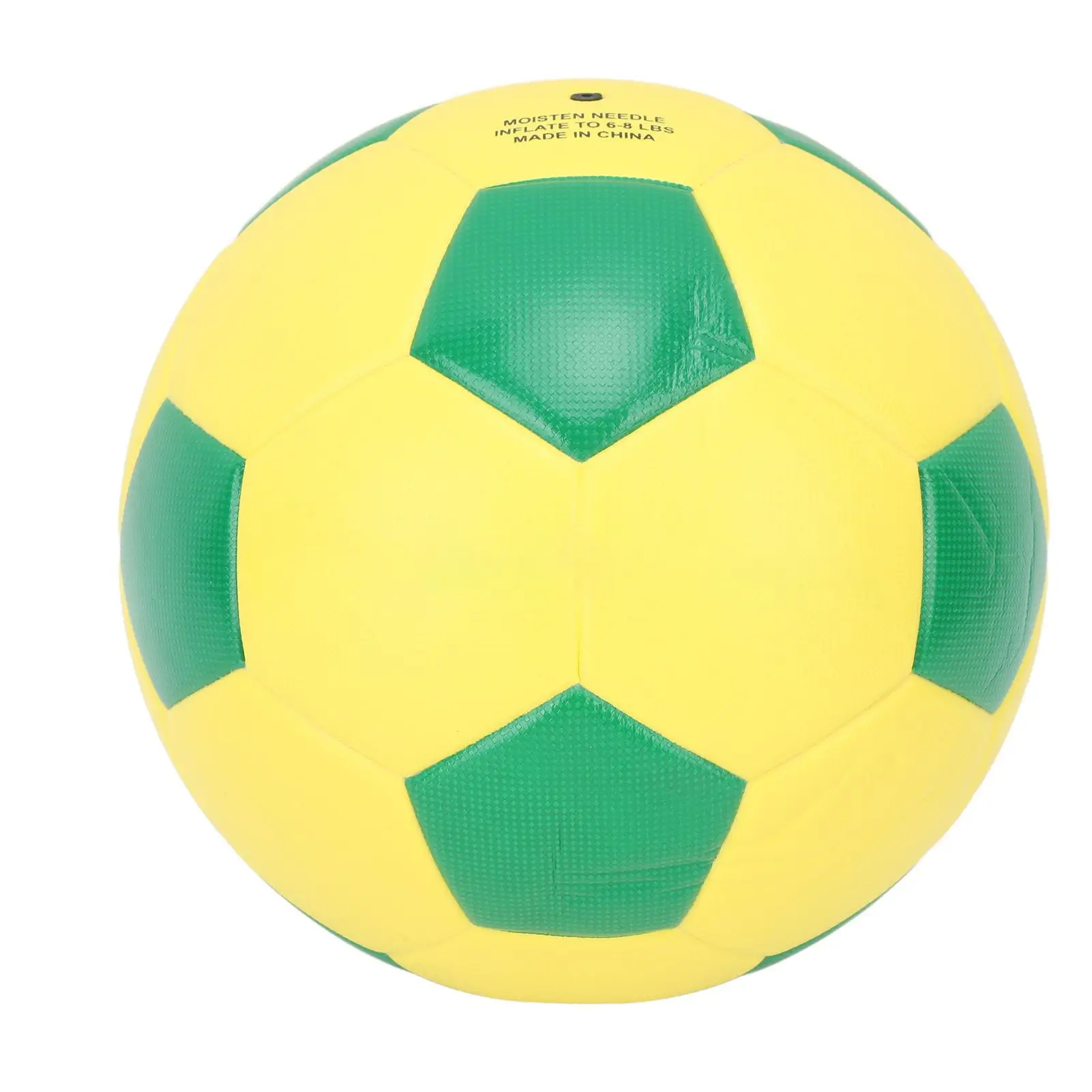 Size 5 Waterproof Teen Soccer Ball - Yellow Green, Leak-Proof, Elastic Sports Gift for adults & Kids