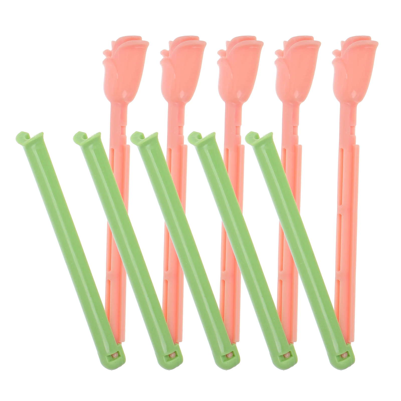 

5 Pcs Food Sealing Clip Reusable Flower Shape Preservation Kitchen Chip Bag Snack Storage Plastic Sealing Clips