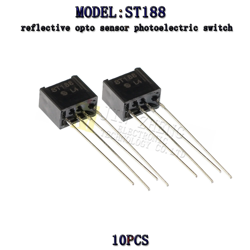 10 unids/lote ST188 sensor fotoeléctrico infrarrojo reflectante interruptor fotoeléctrico optoacoplador reflectante DIP-4