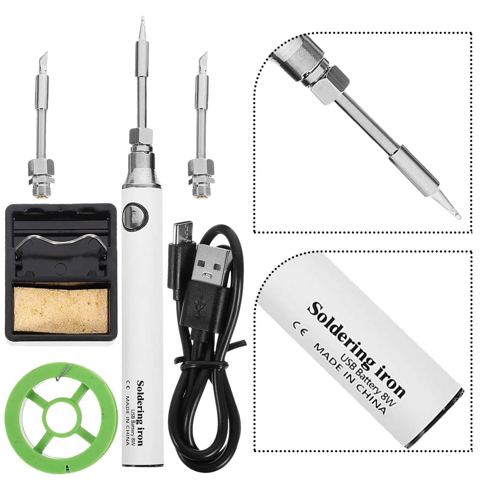 Mini Soldering Iron Cordless Welding Pen Pencil Leaded Electric Tool Kit Portable Electrical USB
