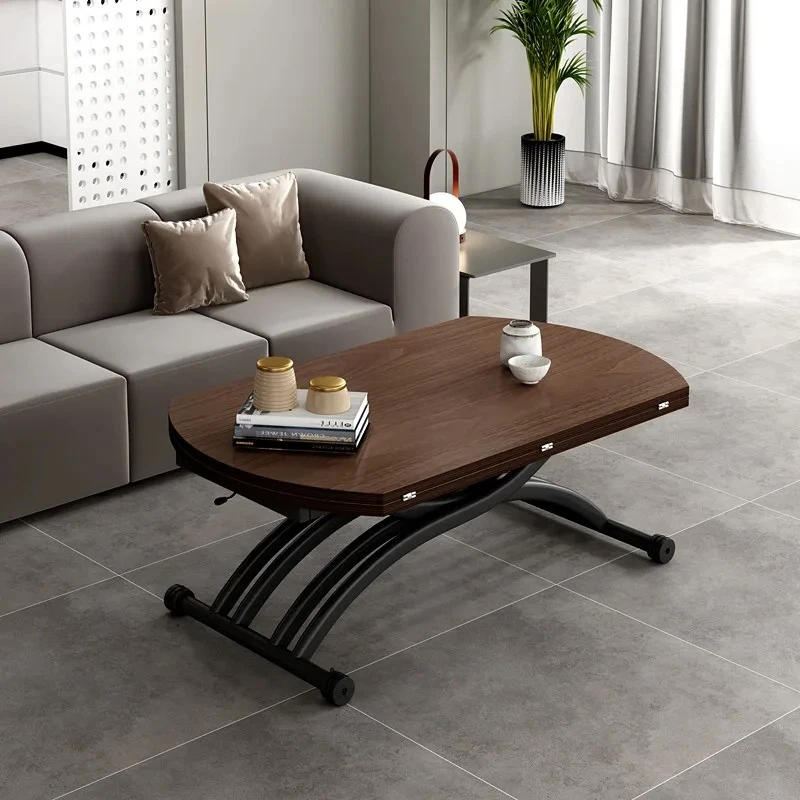 Simple Living Room Coffee Table Trau Nordic Metal Floor Design Side Table Wood Minimalist Couchtisch Wohnzimmer Home Furniture