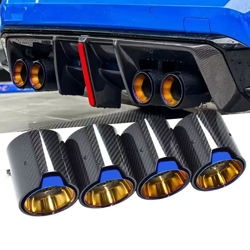 

DEX Car Exhaust Tip For BMW F80 F82 F83 F84 F87 M2 M3 M4 M Performance High Quality Carbon SUS304 Muffler Exhaust Pipe TailPipe