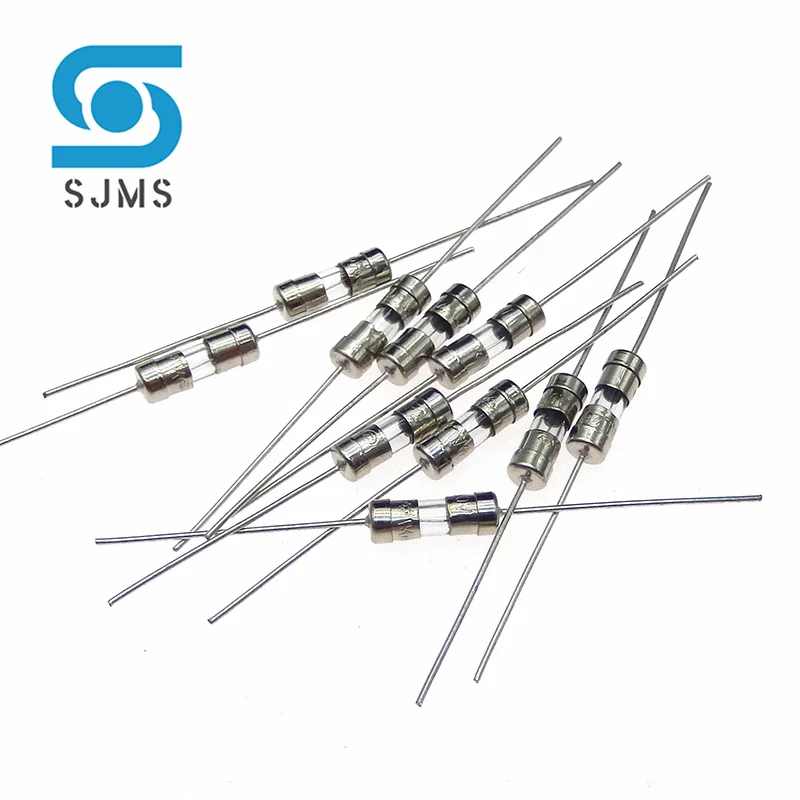 10PCS 3.6*10 3*10 4*11 F/T type Glass fuse Fast/Slow blow 250V 0.5A 1A 2A 3A 3.15A 4A 5A 6.3A 10A 15A with legs 3.6x10 3x10 4x11